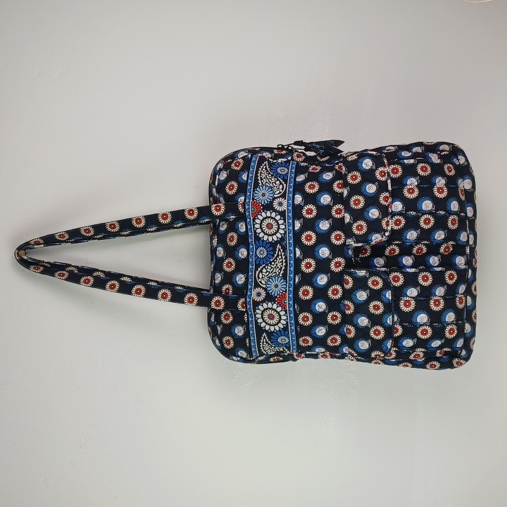 Vera Bradley Night Owl Extra Large Floral Paisly Shoulder Bag Tote 12" X 14" - Picture 11 of 16
